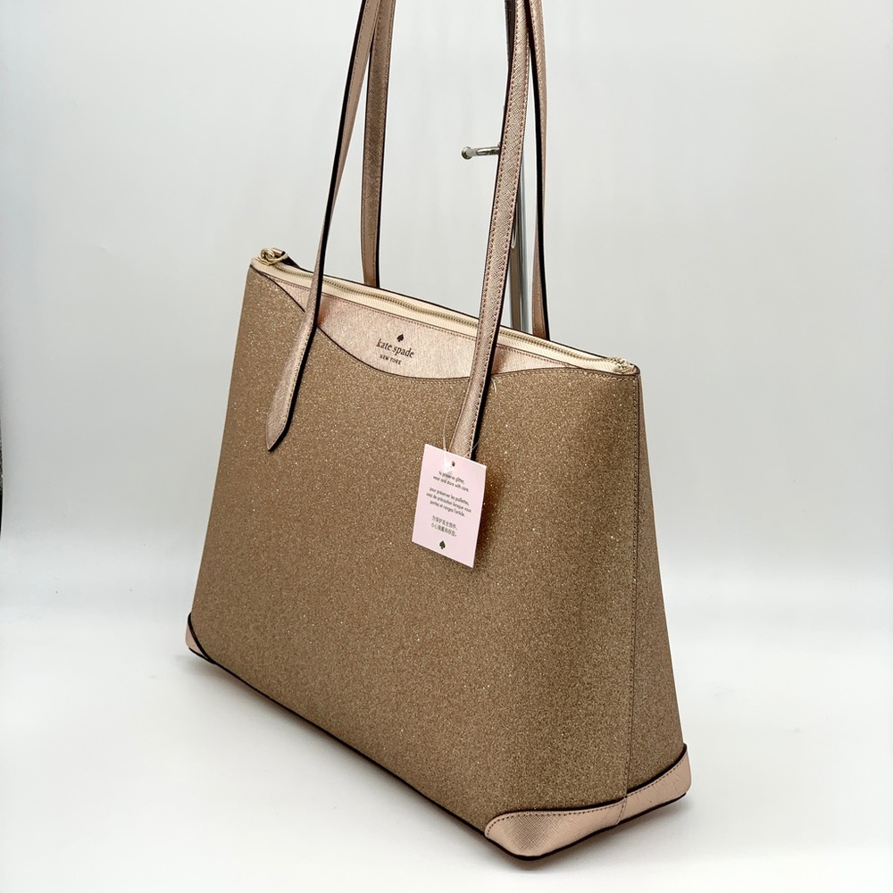 Kate Spade Shimmy Glitter Tote - Picture 3 of 12